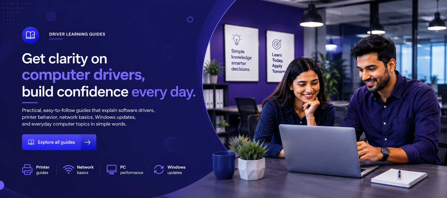 Self-Guided Tech Education Learning Banner